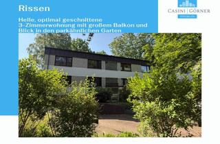 Wohnung kaufen in 22559 Hamburg, Helle, optimal geschnittene 3-Zimmerwohnung mit großem Balkon und Blick in den parkähnlichen Garten