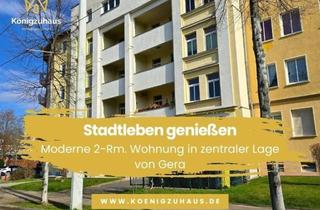 Wohnung kaufen in 07545 Gera, Stadtleben genießen: Moderne 2-Rm.-Wohnung in zentraler Lage von Gera