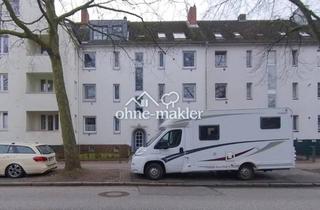 Wohnung mieten in 22047 Hamburg, Hochparterre: Schöne 2-Zimmer-Wohnung mit Holzdielen - in der Walddörferstraße