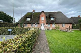 Haus kaufen in 25821 Breklum, nur 25 KM von Sylt entfernt !Exklusives Reetdachhaus von 1740