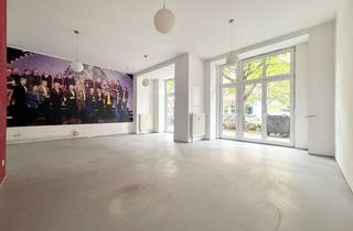 Gewerbeimmobilie kaufen in 10407 Prenzlauer Berg, Gute geschnittene Gewerbeeinheit + 45m² Keller für Gastro oder Einzelhandel im Bötzowkiez