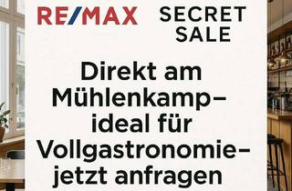Gastronomiebetrieb mieten in 22303 Winterhude, Direkt am Mühlenkamp - ideal für Vollgastronomie - jetzt anfragen! Gegen Abstand abzugeben.