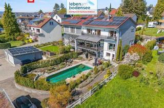 Haus kaufen in 88662 Überlingen, Exklusiv Wohnen - in ruhiger Lage mit Naturpool modernes, großes Haus mit Einliegerwohnung