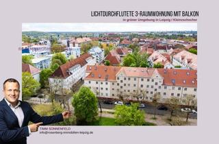 Wohnung kaufen in Luckaer Straße 2 WE01, 04229 Leipzig, *2015 Kernsaniert* Charmante 3-Raumwohnung mit Balkon in grüner Lage in Leipzig / Kleinzschocher
