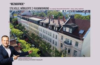 Wohnung mieten in Ludwigstraße 32 WE08, 04315 Leipzig, Möblierte 2-Zimmer-Wohnung in Leipzig / Neustadt-Schönefeld – Stilvolles Wohnen in ruhiger Lage