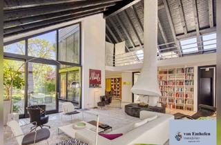 Haus kaufen in 50129 Bergheim, Bergheim - Glessen außergewöhnliches Architektenhaus mit spektakulärem Wohnraum