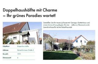 Doppelhaushälfte kaufen in 38440 Wolfsburg, Wolfsburg - Doppelhaushälfte mit Charme - Ihr gru-776-nes Paradies wartet!