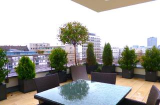 Wohnung mieten in 40545 Oberkassel, T R A U M P E N T H O U S E in Düsseldorf - Oberkassel - grosse Sonnenterrasse - 2 Stellplätze