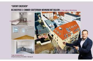 Wohnung mieten in Preußerstraße 33 WE13, 06217 Merseburg, Charmante 3-Zimmer-Soutterain- Wohnung mit Balkon in Top Lage in Merseburg