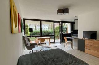 Wohnung mieten in Hiltenspergerstr. 79, 80796 Schwabing-West, Hochwertig möbliertes Apartment in Bestlage Schwabings am Luitpoldpark mit Terrasse ab sofort frei