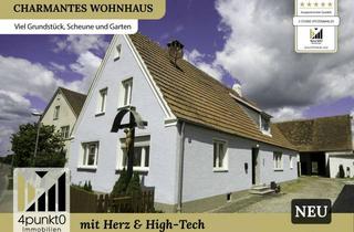Haus kaufen in 86750 Megesheim, Gepflegter Altbestand mit Potenzial: 2.379 m² Grundstück, Scheune und Garten.