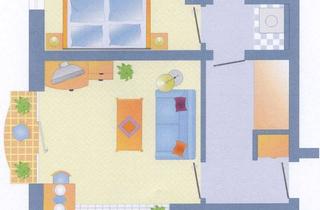 Wohnung mieten in Römertor 17, 55116 Oberstadt, Stilvolle, gepflegte 2-Zimmer-Wohnung mit kleinem Balkon und EBK in Mainz