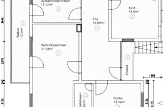 Wohnung mieten in 69488 Birkenau, 3-Zimmer-Wohnung mit Hauscharakter - eigener Eingang zur Wohnung über eine Treppe