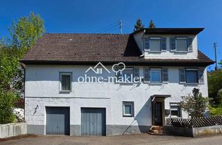 Einfamilienhaus kaufen in 72818 Trochtelfingen, Einfamilienhaus mit Scheune und Garten in sonniger Waldrandlage - Trochtelfingen (Schwäbische Alb)