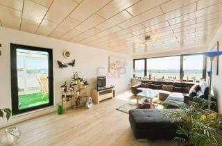 Penthouse kaufen in 63517 Rodenbach, Stilvoll modernisiertes Penthouse mit XXL-Dachterrasse und Fernblick