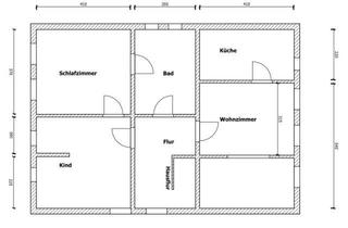 Wohnung mieten in 09394 Hohndorf, 3-Raumwohnung - auf Wunsch mit Einbauküche