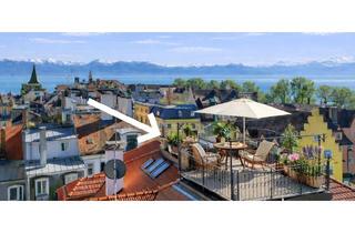 Wohnung kaufen in 88131 Lindau, Traumhafte Maisonettewohnung mit imposanter Dachterrasse sowie 360° See- & Bergblick im Herzen de...