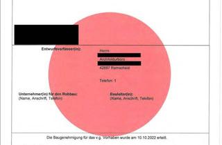 Grundstück zu kaufen in 42855 Remscheid, Baugrundstück & Baugenehmigung