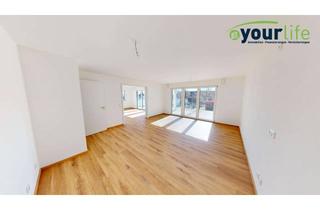 Wohnung kaufen in 86807 Buchloe, Moderne Neubauwohnung mit Bergblick – Barrierefrei und großzügigem Garten