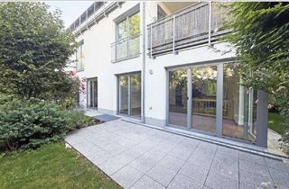 Wohnung kaufen in 84034 West, Exklusive Garten-Maisonette mit Stil, Privatsphäre, A+ Effizienz – wenige Gehminuten zur Altstadt