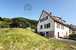 Doppelhaushälfte kaufen in Weberstr. 41, 78589 Dürbheim, F&D | Sanierungsbedürftige Doppelhaushälfte auf großem Grundstück
