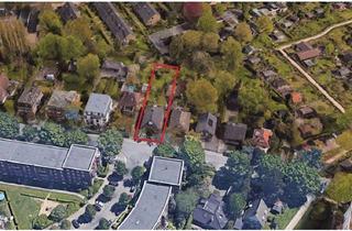 Grundstück zu kaufen in 22529 Lokstedt, Baugrundstück in bevorzugter Lage von Lokstedt Ausrichtung nach Süden