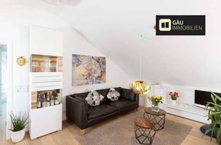 Wohnung kaufen in 71272 Renningen, Lichtdurchflutete 2,5-Zimmer-Dachgeschosswohnung mit Loggia & Außenstellplatz