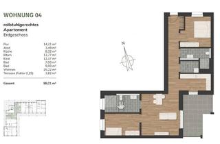Wohnung mieten in 26340 Zetel, Rollstuhlgerechte Mietwohnung in Neuenburg - Wohnung 4