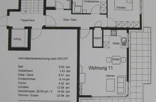 Wohnung kaufen in Baumgartenweg 20, 71149 Bondorf, Mit KfW 55-Darlehen: 3-Zi. Wohnung mit Süd- u. West- Dachterrasse