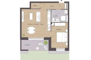 Wohnung kaufen in Im Fuchsbühl 11, 73773 Aichwald, Gemütliche 2-Zi-Gartenwohnung mit Terrasse - WE602