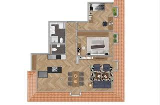 Wohnung mieten in 76829 Landau (Stadt), Charmante 3-ZKB Dachgeschosswohnung in Landau: Historischer Flair und moderne Sanierung