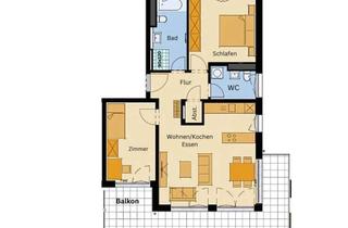Wohnung mieten in Rosenstraße 8a, 16548 Glienicke, Stilvolle, sanierte 1,5-Zimmer-Wohnung mit EBK in Glienicke/Nordbahn