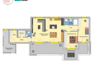 Wohnung kaufen in Resi-Huber-Straße, 85221 Dachau, MEISTERSTÜCK | Dachterrassenwohnung mit 3 Zimmern, Tageslichtbad und Südausrichtung