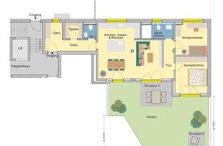 Wohnung kaufen in Resi-Huber-Straße, 85221 Dachau, MEISTERSTÜCK | E1.1 | 3 Zimmer Gartenwohnung mit Süd Ausrichtung und privaten Gartenanteil