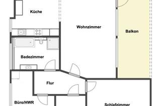 Wohnung mieten in Möwenweg, 27607 Langen, Vollständig renovierte 2,5-Zimmer-Wohnung mit Einbauküche, Süd Balkon und Garage