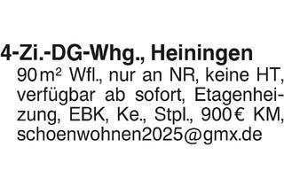 Wohnung mieten in 73092 Heiningen, 4-Zi.-DG-Whg., Heiningen