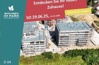 Wohnung kaufen in 89129 Langenau, 3-ZIMMER ETW MIT GARTENANTEIL - "WOHNEN IM PARK" IN LANGENAU - D04