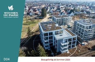 Wohnung kaufen in 89129 Langenau, 3-ZIMMER ETW MIT GARTENANTEIL - "WOHNEN IM PARK" IN LANGENAU - D04