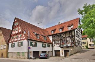 Wohnung kaufen in 71139 Ehningen, Ehningen - Charmante denkmalgeschützte Maisonette-Wohnung - stilvoll saniert mit großzügiger Bühne