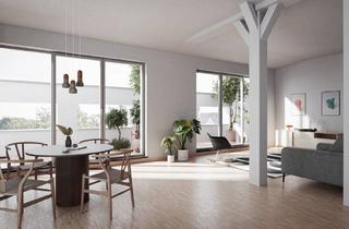 Wohnung kaufen in Heinrich-Heine-Straße 1, 04435 Schkeuditz, Schkeuditz - Tolle 4-R-Dachgeschosswohnung mit Dachterrasse