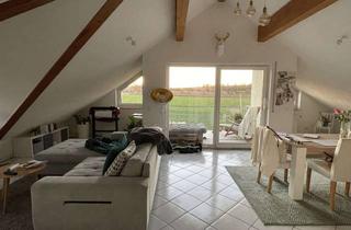 Wohnung mieten in 74193 Schwaigern, Schöne 3-Zimmer-Dachgeschosswohnung mit Balkon und Einbauküche in Schwaigern-Stetten