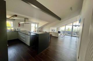 Wohnung mieten in 75173 Südweststadt, Exklusive 3-Zi.-DG-Wohnung (108 m²) mit 3 Balkonen & Garage