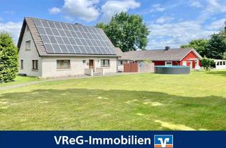 Haus kaufen in 23911 Ziethen, Zwei Häuser - ein Preis: Mehrgenerationen-Paradies: Holzbungalow & Siedlungshaus bei Ratzeburg