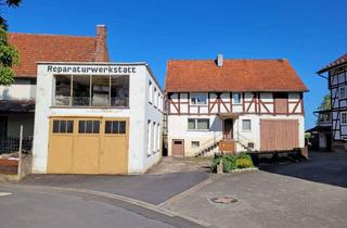 Haus kaufen in Ringstraße, 36286 Neuenstein, FÜR SCHRAUBER!!! Sanierungsbedürftiges Fachwerkhaus mit Werkstattgebäude