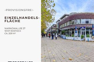 Geschäftslokal mieten in Warnowallee 27, 18107 Lütten Klein, Flexible Einzelhandelsfläche in frequentierter Lage – direkt an der Fußgängerzone