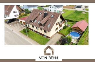 Haus kaufen in 91634 Wilburgstetten, von Behm Immobilien - Gepflegtes Zweifamilienhaus mit außergewöhnlichem Gartenidyll