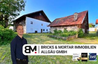 Grundstück zu kaufen in 87463 Dietmannsried, Viel Platz für Ihre Wohnideen – ca. 1.805 m² großes Grundstück mit Altbestand im Allgäu