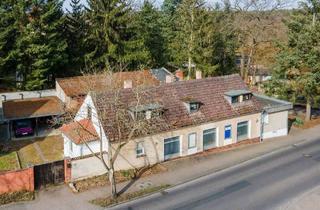 Haus kaufen in Beelitzer Straße 3, 14548 Schwielowsee, Schwielowsee - Teil-saniertes und seenahes Ensemble im Zentrum des Malerdorfs Ferch für Wohnen undoder Gewerbe: