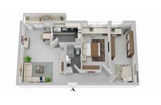 Wohnung kaufen in Sandgrubenweg, 81737 München, MODERN RENOVIERTE 3 ZIMMER NEUES BAD, NEUE BÖDEN AUF ERBPACHT 46 Jahre