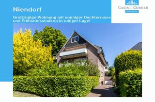 Wohnung kaufen in 22459 Niendorf, Großzügige Wohnung mit sonniger Dachterrasse und "Frühstücksbalkon" in ruhiger Lage!